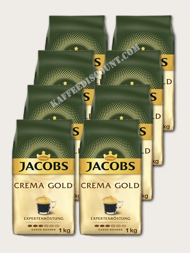 Jacobs Expertenröstung Crema Gold Bonen – 8 KG
