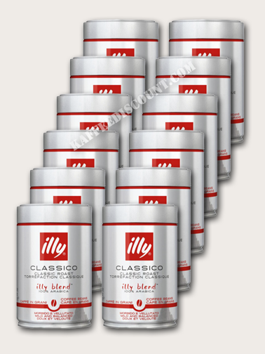 Illy Classico Coffee Beans (7577) – 12x250Gr