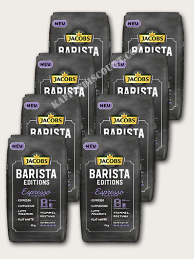 Jacobs Barista Editions Espresso Bonen – 8 KG