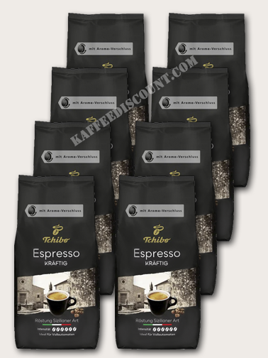Tchibo Espresso Kräftig Sizilianer Art Bonen – 8 KG