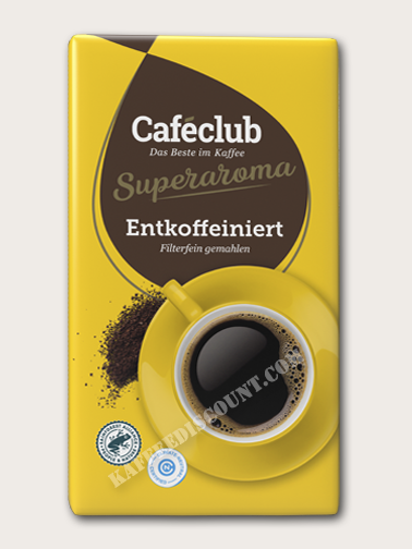 Cafeclub Entkoffeiniert Gemalen – 24x500Gr