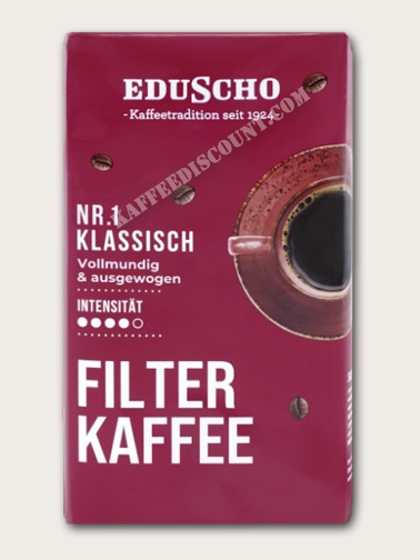 Eduscho Nr. 1 Klassisch Filterkaffee Gemalen