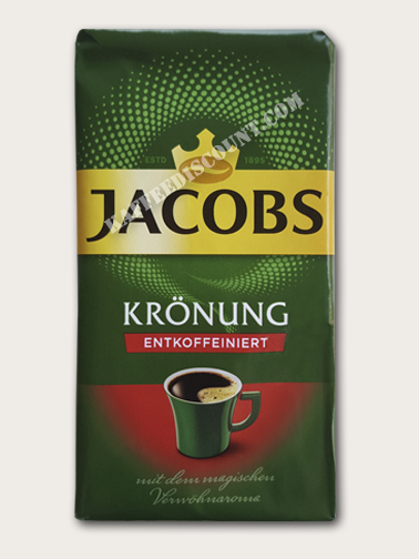 Jacobs Krönung Entkoffeiniert Gemalen 24x500Gr