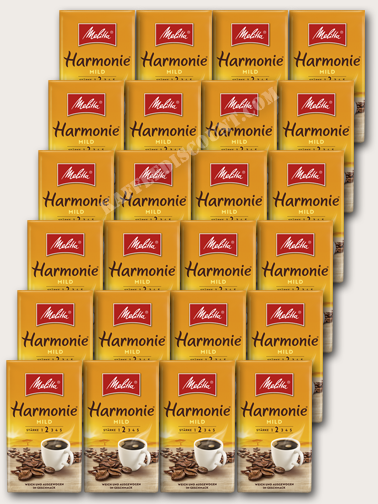 Melitta Harmonie Mild Gemalen - 24x500Gr