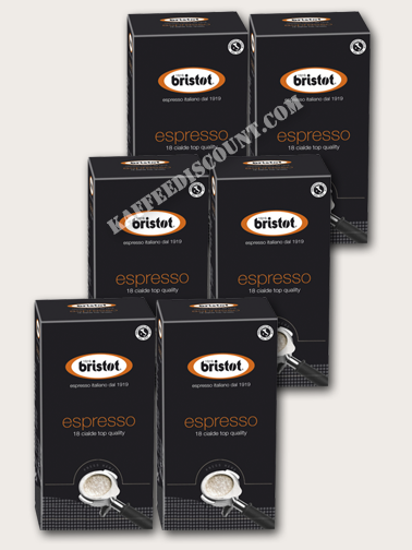 Bristot Espresso ESE 6x18 pads