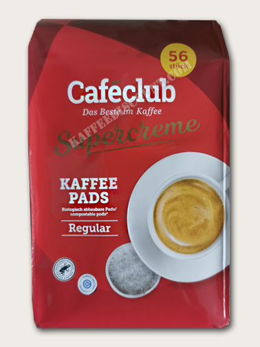 Caféclub Supercreme Regular 10x56 Pads