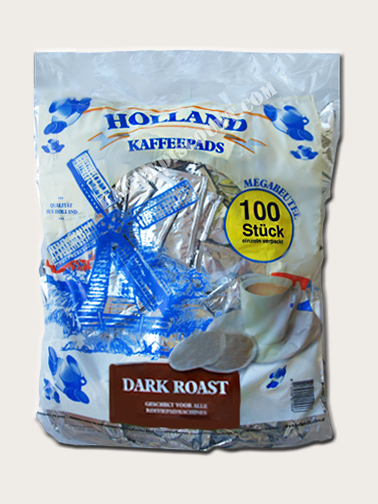Holland 100 Pads Dark Roast
