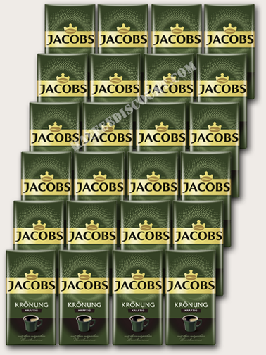 Jacobs Krönung Kräftig Gemalen - 24x500Gr