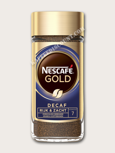 Nescafé Gold Decaf Oploskoffie 100 gr