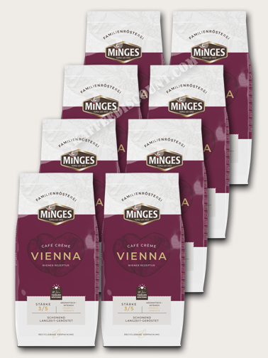 Minges Café Crème Vienna Bonen - 8 KG