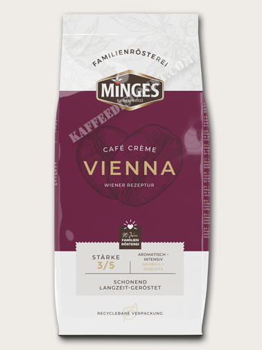 Minges Café Crème Vienna Bonen - 8 KG