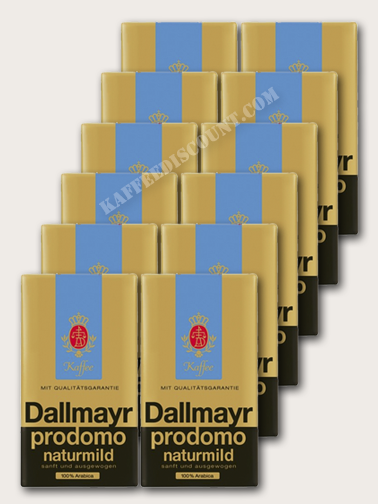 Dallmayr Prodomo Naturmild Gemalen – 12x500Gr