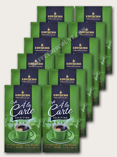 Eduscho cafe a la carte Medium Gemalen – 12x500Gr