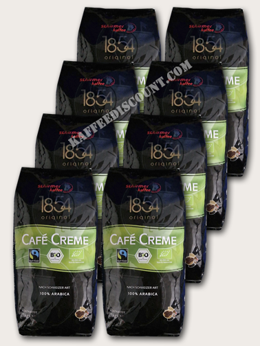 Schirmer Fairtrade Bio Café Creme Bonen - 8 KG