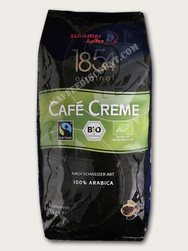 Schirmer Fairtrade Bio Café Creme Bonen - 8 KG