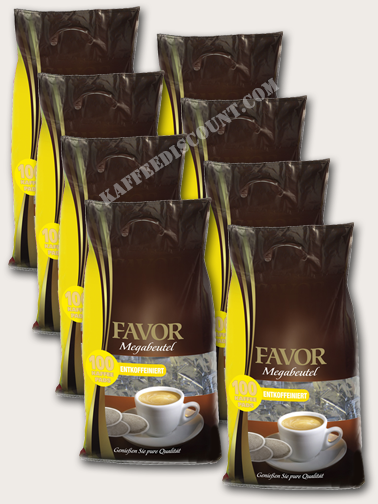 Favor Megabeutel Entkoffeiniert (decaf) 8 x 100 Pads
