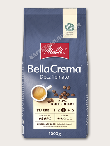 Melitta BellaCrema Decaffeinato Bonen – 8 KG