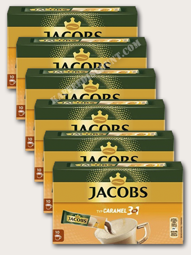 Jacobs Caramel 3-in-1 | 6 x 10 Beutel