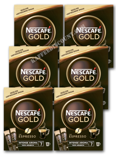 Nescafé Gold Espresso 6x25 Sticks oploskoffie