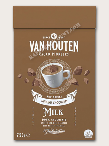 Van Houten Ground Chocolate Milk 750 Gr