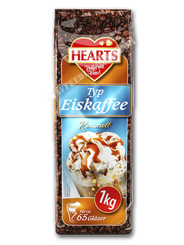 Hearts Eiskaffee Karamell Restmenge