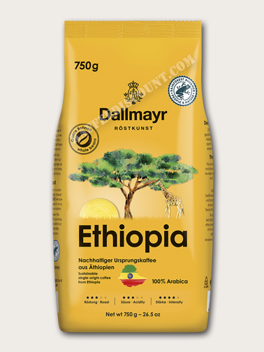Dallmayr Ethiopia Bonen 750 gr Restpartij